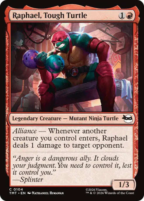 TMT #0104 - Raphael, Tough Turtle