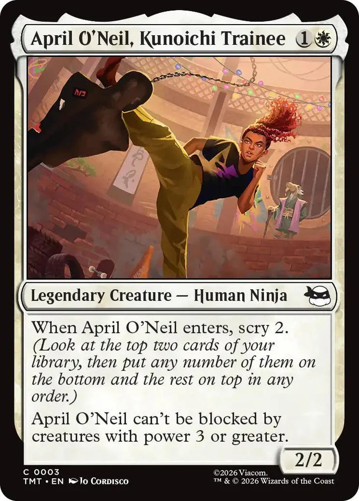 TMT #0003 - April O'Neil, Kunoichi Trainee