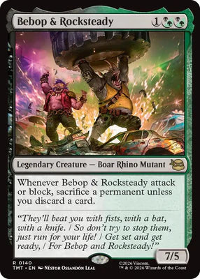 TMT #0140 - Bebop & Rocksteady (Foil)