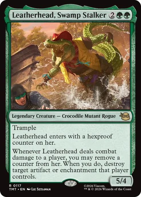 TMT #0117 - Leatherhead, Swamp Stalker