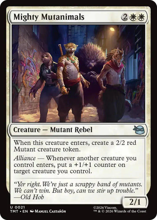 TMT #0021 - Mighty Mutanimals