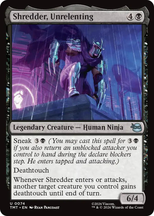 TMT #0074 - Shredder, Unrelenting