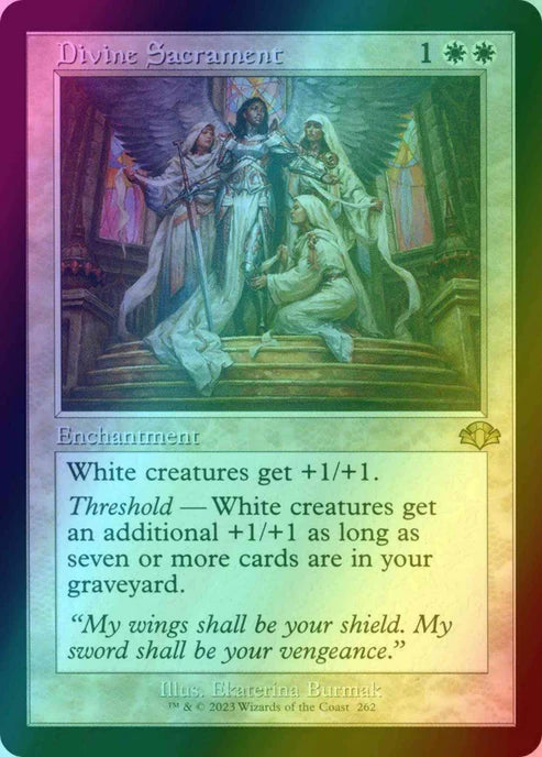 #005 - Divine Sacrament  Retro Frame