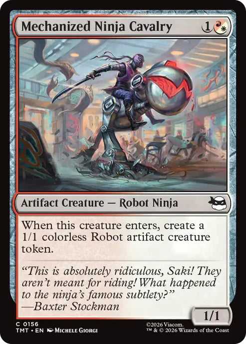 TMT #0156 - Mechanized Ninja Cavalry