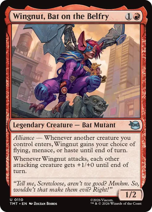 TMT #0110 - Wingnut, Bat on the Belfry (Foil)