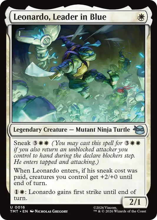 TMT #0016 - Leonardo, Leader in Blue