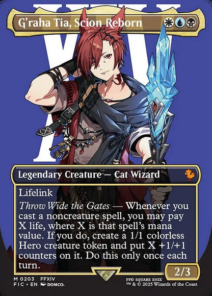 G'raha Tia, Scion Reborn
Alternate Art Qualifier: Borderless